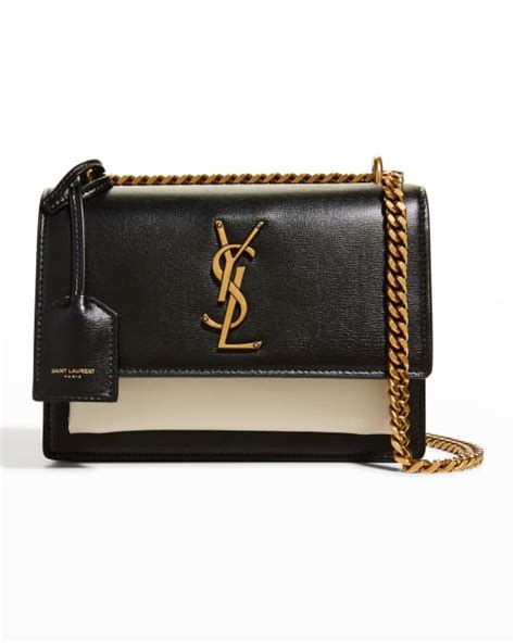 sunset small bicolor ysl crossbody bag